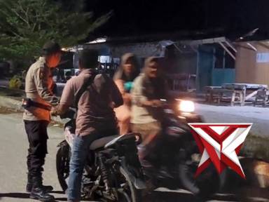 patroli KRYD polsek rantau kopar