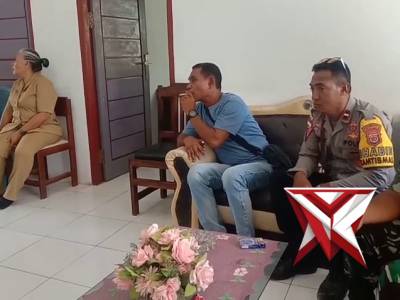 Bhabinkamtibmas polsek kisar laksanakan pembinaan mental & karakter siswa