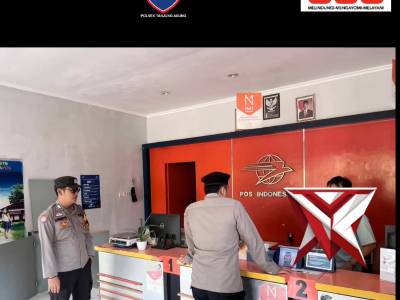 AJ 14. Patroli dialogis Polsek Tanjung Agung di Kantor Pos, memastikan Tanjung Agung tetap aman?? - PoliceTube