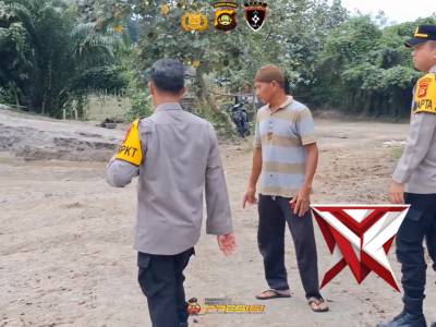 PAMAPTA 2 bersama piket fungsi mendatangi TKP Penganiayaan di Pangkalan Pasir Tanjung Kemala