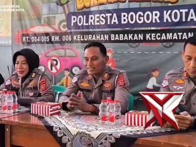 Subdit Kamsel Ditlantas Polda Jabar Supervisi Kampung Tertib Lalu Lintas di Kota Bogor - PoliceTube
