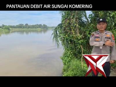 pantauan debit air sungai komering