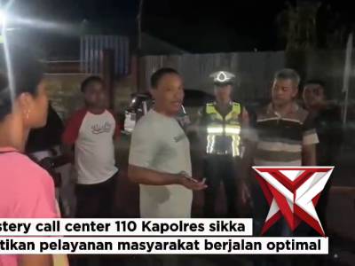 Mistery Call Kapolres Sikka cek pelayanan Call Center 110 Polres Sikka - PoliceTube