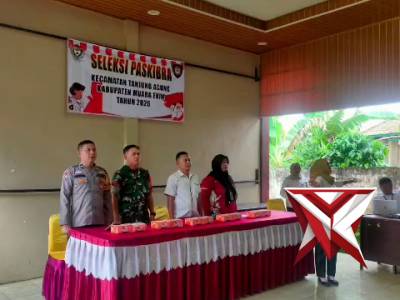 AS 8. "Seleksi Paskibra Kecamatan Tanjung Agung tahun 2026"