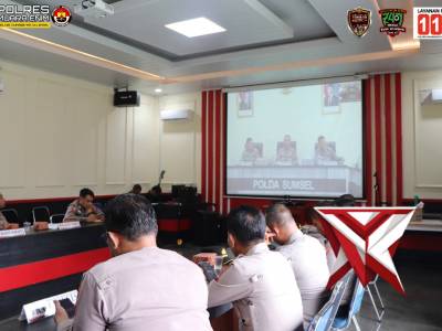 Taklimat Akhir Itwasda Polda Sumsel