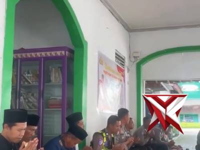 Sat Lantas Polres OKU Timur memberikan Bansos dalam rangka rangkaian HUT Bhayangkara Ke-80