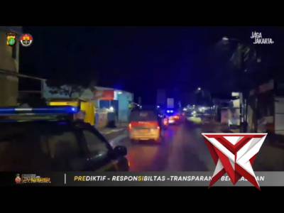 Ciptakan rasa aman polsek setu sisir jalur rawan kriminalitas lewat patroli biru
