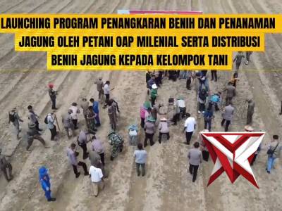 Launching program penangkaran benih jagung