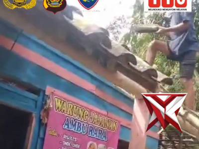 FY 1. Bhabinkamtibmas Dampingi Survey Bedah Rumah HUT Bhayangkara