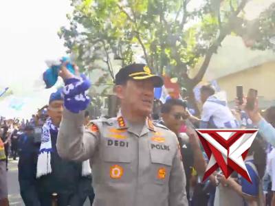 pelayanan pengamanan kegiatan Pawai Persib