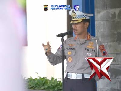 Apel Persiapan Pengamanan Pengaturan Car Free Day Ditlantas Polda Jateng