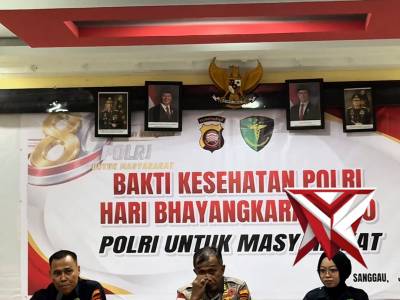 BHAKTI KESEHATAN POLRI KHITAN MASAL DALAM RANGKA HUT BHAYANGKARA KE-80 tahun