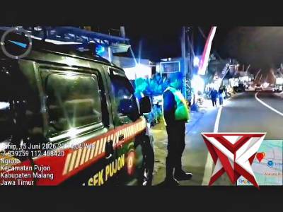 Patroli malam blue light