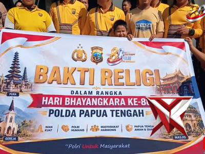 BAKTI RELIGI POLDA PAPUA TENGAH