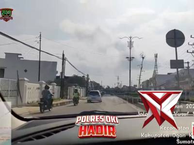 Patroli pagi sat lantas polres oki