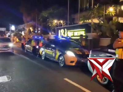 Polsek Jetis dan Rayon 1 Patroli Malam Jaga Kondusifitas Kota Yogyakarta