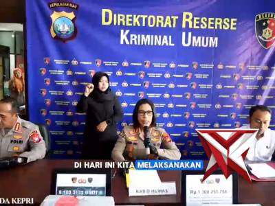 DITRESKRIMUM POLDA KEPRI UNGKAP JARINGAN PROMOSI JUDI ONLINE INTERNASIONAL