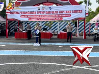 Lomba penanganan TPTKp dan Olah TKP Laka Lantas