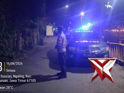 Patroli Bluelight Polsek Nguling