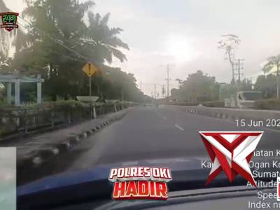 PATROLI SORE SAT LANTAS POLRES OKI