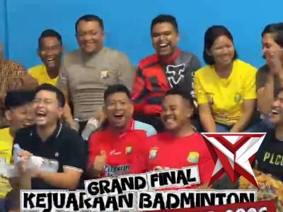 Grandfinal kejuaraan badminton Kapolda kepri cup 2026