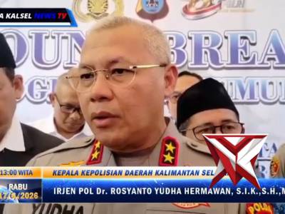 Sambut HUT Bhayangkara ke-80 Polda Kalsel Hadirkan 11 Sumur Bor Air Bersih untuk Warga
