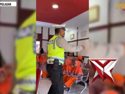 Belajar sambil bermain satlantas polresta tidore edukasi rambu lalu lintas