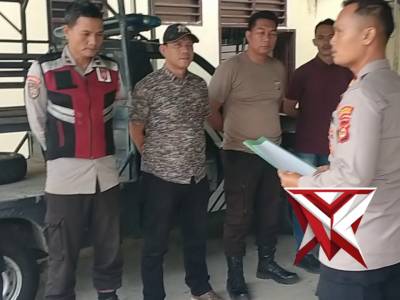 KAPOLSEK SIMPANG MARTAPURA MELAKUKAN APP KEPADA PERSONIL POLSEK SIMPANG MARTAPURA