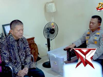 Anjangsana Polda Kaltim dalam Rangka Huta Bhayangkara ke-80