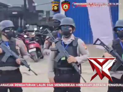 Praktek Siswa Dikbangspes FT. Sabhara Gel. III TA. 2026 Materi Patroli Kendaraan Roda 2