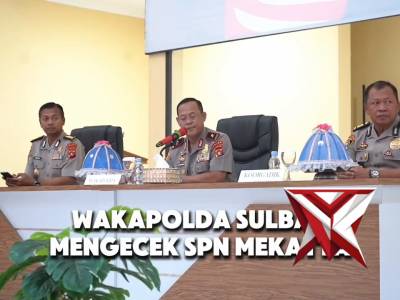 Pengecekan Spn Mekatta Polda Sulbar