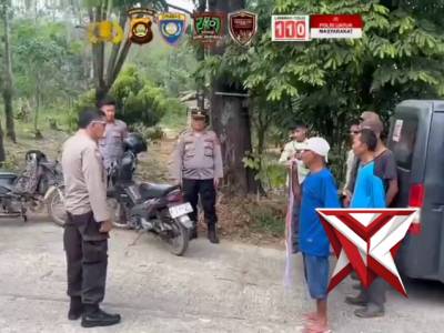 TIDAK ADA ALASAN UNTUK MEMBAKAR  Hari ini Sat Binmas Polres Muara Enim sambangi warga Desa