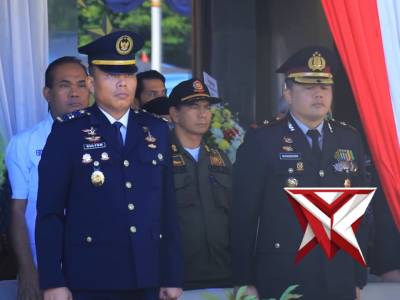 POLRES SUMEDANG MELAKSANAKAN UPACARA DAN SYUKURAN HARI BHAYANGKARA KE-80