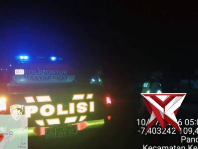 Patroli malam Polsek Kejobong