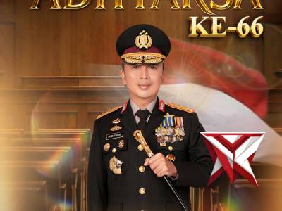 *Kepala Kepolisian Daerah Sumatera Selatan Beserta Staf dan Jajaran serta Bhayangkari Mengucapkan,