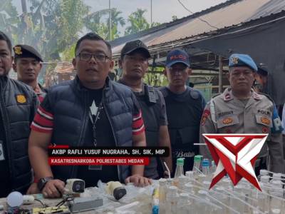 LANGKAH NYATA SATRESNARKOBA POLRESTABES MEDAN LEBIH DARI 1 SARANG NARKOBA