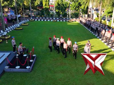 Upacara Kenaikan Pangkat Periode 1 Juli 2026 Polresta Banyumas
