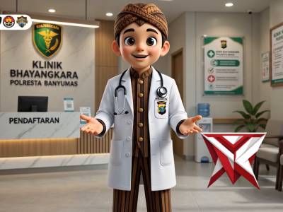 Polresta Banyumas bersinergi dengan Tenaga Kesehatan laksanakan skrining & tracing TB Paru untuk war