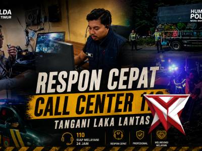 RESPON CEPAT CALL CENTER 110 TANGANI LAKA LANTAS - PoliceTube