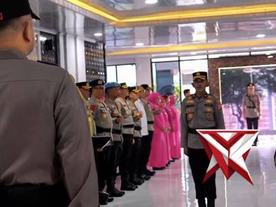 Upacara Pelantikan Jabatan Karo Logistik Polda Sulbar