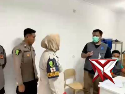 Dokkes Polres Wonogiri Cek Kesehatan Gratis di Kec. Purwantoro