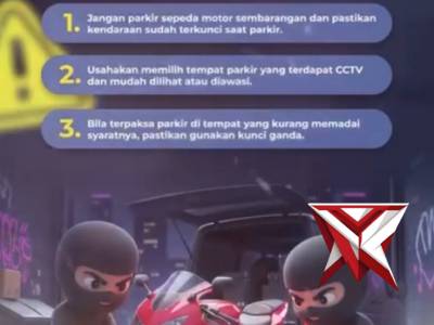 selalu waspada, terhadap aksi curanmor