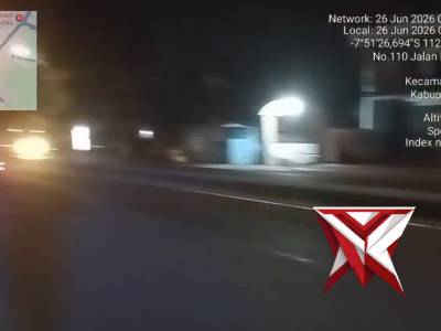 Anggota Polsek laksanakan Patroli Blue Light di Wilayah Kec. Lawang antisipasi balap liar dan 3C
