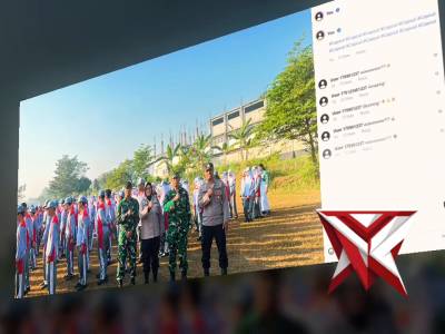 Pelatihan baris berbaris siswa baru sman 1 sumberpucung