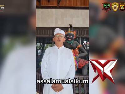 UCAPAN DARI PEMUKA AGAMA HINDU HUT BHAYANGKARA KE 80