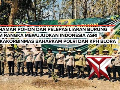 Kunjungan Kakorbinmas Baharkam Polri Dalam Rangka Mewujudkan Indonesia Asri di Kabupaten Blora