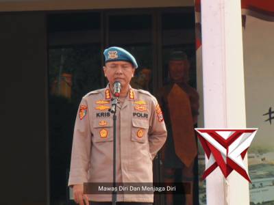 Kabid Propam Polda Kaltara Mengambil Apel Pagi Kepada Seluruh Personel Polda Kaltara - PoliceTube