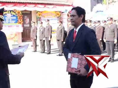 UPACARA PERINGATAN HARI BHAYANGKARA KE 80 POLRES REMBANG