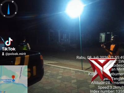 Patroli BLP Malam Polsek Mirit