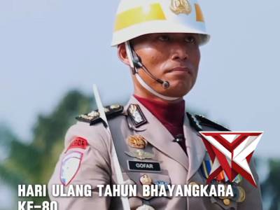 UPACARA HUT BHAYANGKARA KE 80